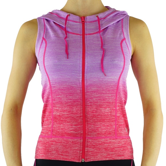 No sleeves Hoodie Ombre Print - Picture 3 of 4